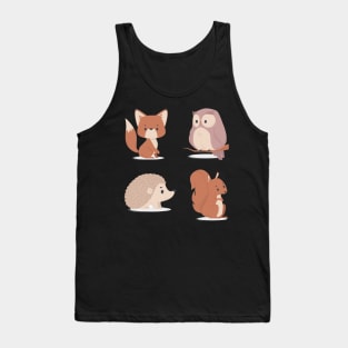 Cute Forest Animals Pack Tank Top